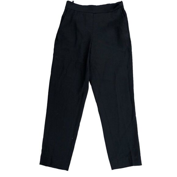 148$ RETAIL Babaton Cohen Pant Cropped, mid-rise pleated trouser Size 0 Black - Picture 4 of 10